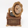 Часы настольные фигурные «Граммофон», дискретный ход, d-7 см, 20×25 см, АА