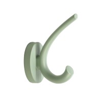 Крючок мебельный CAPPIO USUAL, двухрожковый, цвет зеленый