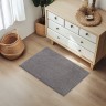 Коврик для дома Доляна «Букли», 40×60 см, светло-серый