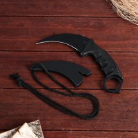 Нож-керамбит "Коготь орла" клинок 6см, черный