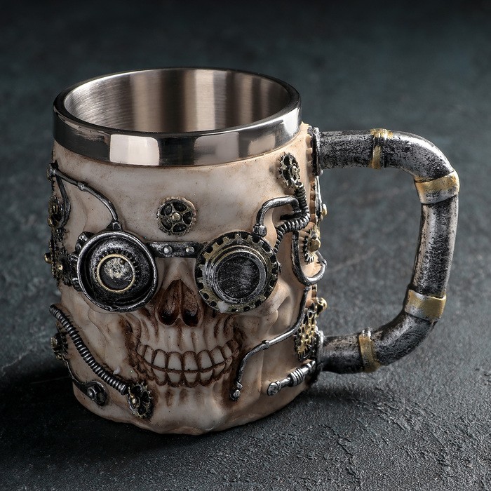 Кружка «Череп», 400 мл, 15×10×11 см