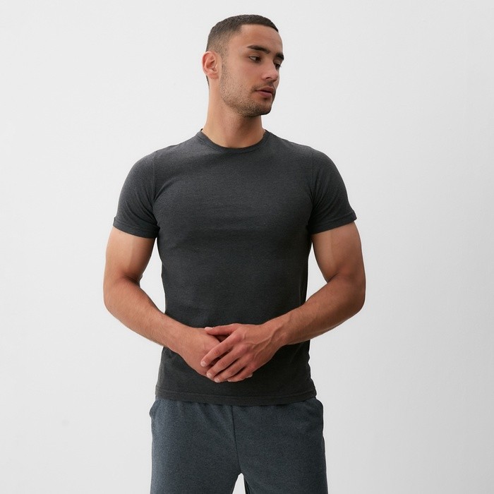 Футболка мужская Collorista цвет графит р-р 46-48