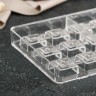 Форма для шоколада и конфет KONFINETTA «Тоффи. Квадрат», 27,5×13,5×2,5 см, 21 ячейка, ячейка 2,5×1,5 см