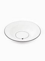 Тарелка суповая керамическая «С любовью», d=22.4 см, ручная работа