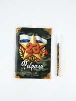 Подарочный набор. анкета для мальчиков А5, 16 л., ручка «Танк»