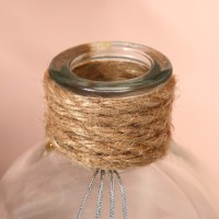 Ваза для цветов, прозрачная, 250 мл.