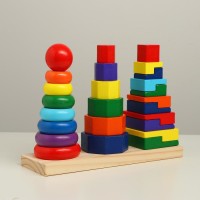 Логическая пирамидка «Большое трио» 27,5×9×20 см