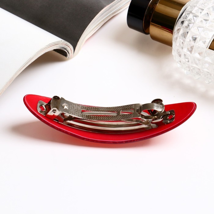 Заколка-автомат для волос "Розочки" 9,5х2,7 см, микс