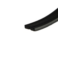 Уплотнитель резиновый ТУНДРА, профиль E, размер 4×9 мм, черный, в упаковке 10 м