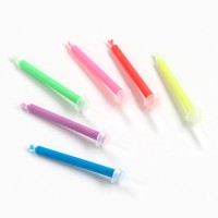 Свечи для торта 6 штук, с цветным пламенем, Холодное сердце