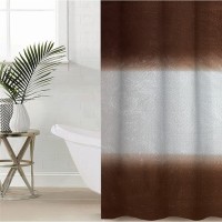 Штора для ванной Доляна «Диско 3D», 180×180 см, EVA, коричневый