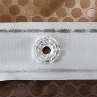 Штора для ванной Доляна «Диско 3D», 180×180 см, EVA, коричневый