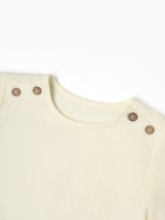 Футболка детская MINAKU, рост 68-74 см, молочная