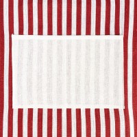 Фартук Доляна "Полоса красная 67 х 74см, 100%пэ